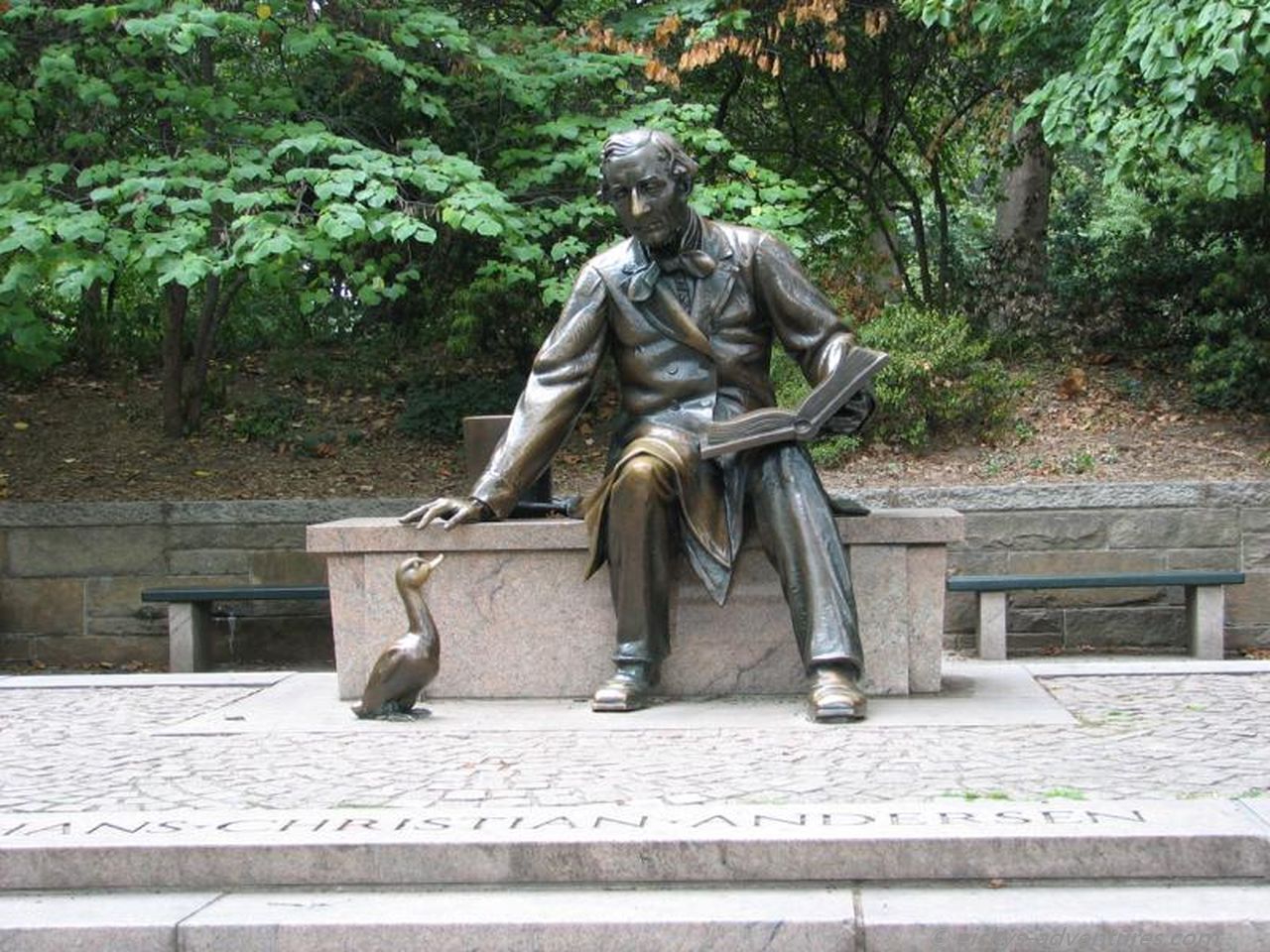 Hans Christian Andersen im Central Park Hans Christian Andersen im Central Park