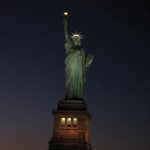 Miss Liberty bei Nacht