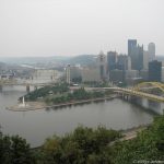 Blick vom Mount Washington auf Pittsburgh