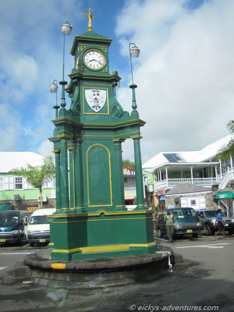 Uhrturm in Basseterre Uhrturm in Basseterre