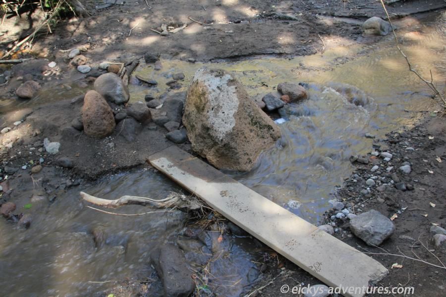 Auswirkungen der Flash Flood im Bandelier Auswirkungen der Flash Flood im Bandelier