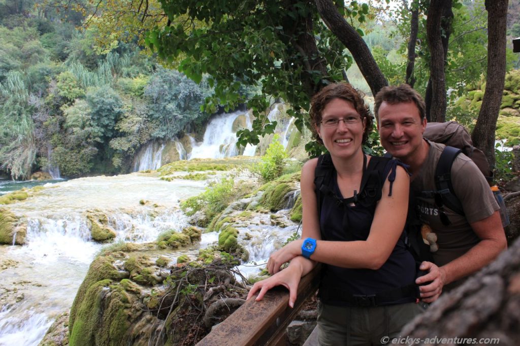Frank und Sandra im Krka National Park