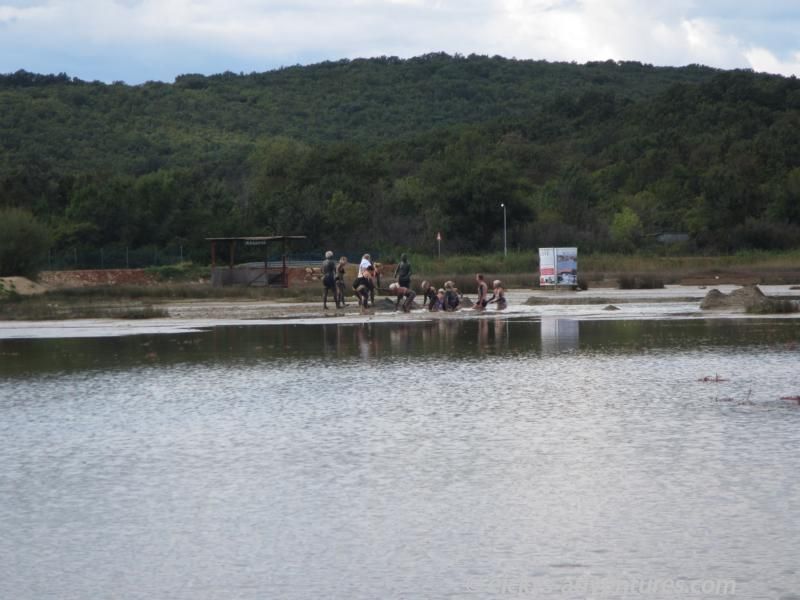 Schlammschlacht in der Schlamm-Bucht bei Soline Schlammschlacht in der Schlamm-Bucht bei Soline
