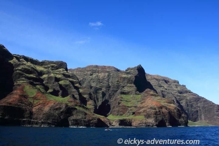 Schifffahrt entlang der Na Pali Coast Schifffahrt entlang der Na Pali Coast