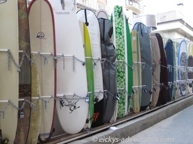 Garage für Surfbretter Garage für Surfbretter
