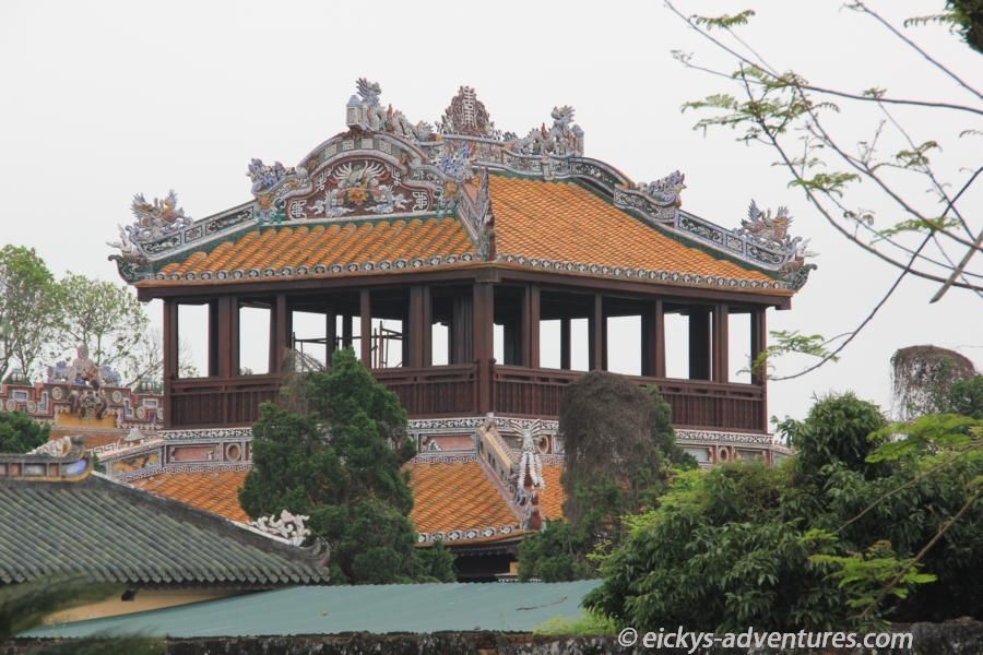 in der kaiserlichen Zitadelle in Hue in der kaiserlichen Zitadelle in Hue