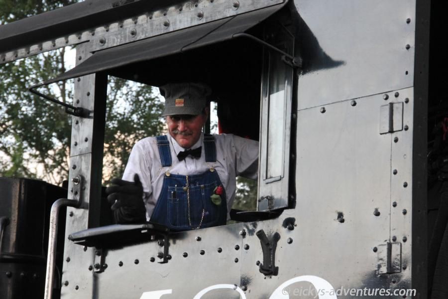 der Zug aus Silverton fährt ein der Zug aus Silverton fährt ein