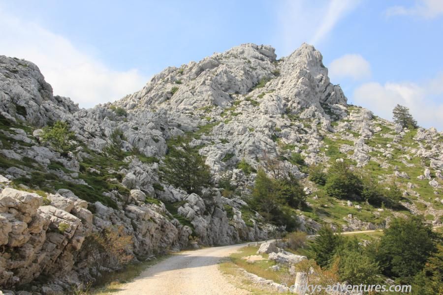 entlang der Passstraße Richtung Mali Alan entlang der Passstraße Richtung Mali Alan