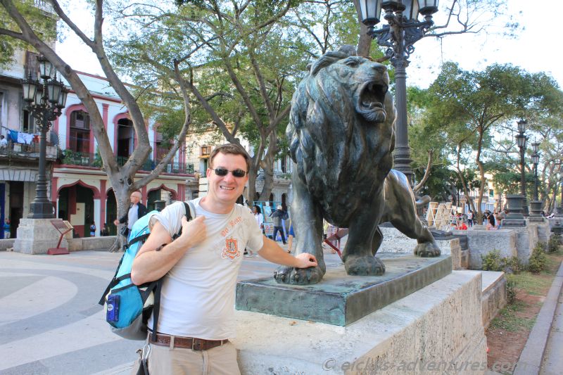 Löwenstatue am Prado Löwenstatue am Prado