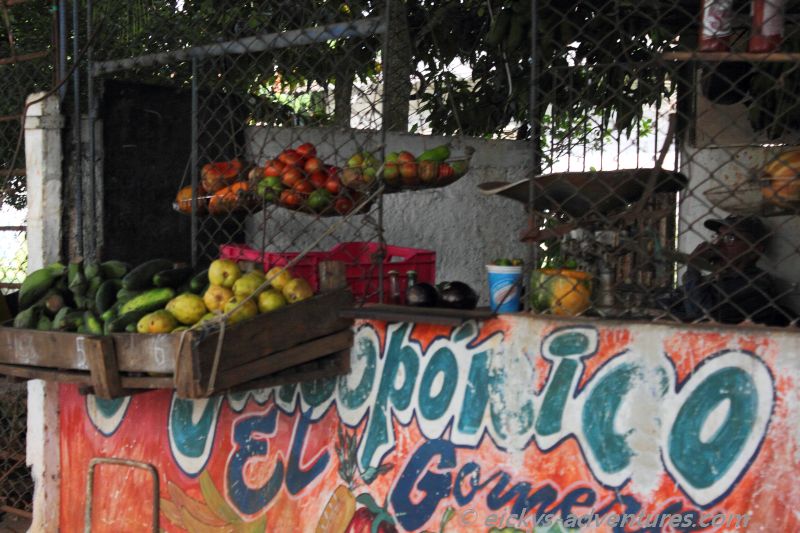 Früchtestand am Straßenrand Früchtestand am Straßenrand
