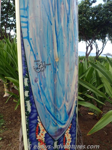 Surfbretter als Garten-Deko Surfbretter als Garten-Deko