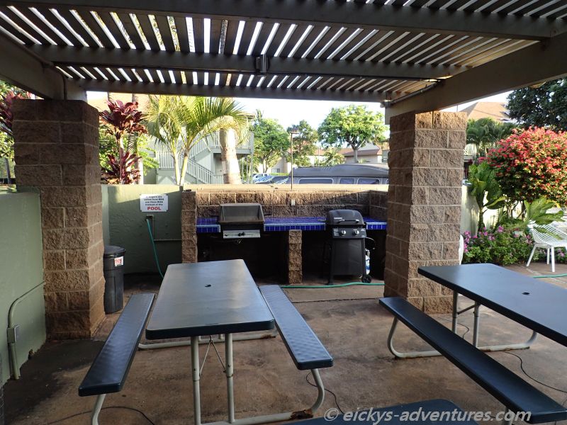 Grillecke im Kihei Bay Surf Grillecke im Kihei Bay Surf