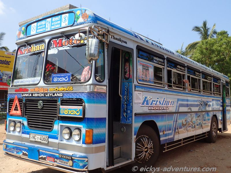 Busse in Sri Lanka