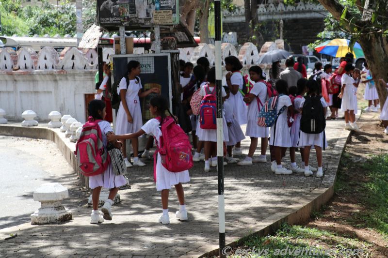 Schulkinder in Kandy Schulkinder in Kandy
