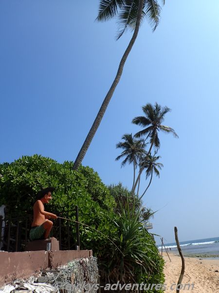 am Strand von Hikkaduwa am Strand von Hikkaduwa