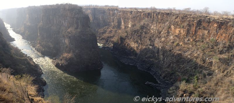 Schlucht des Sambesi River Schlucht des Sambesi River