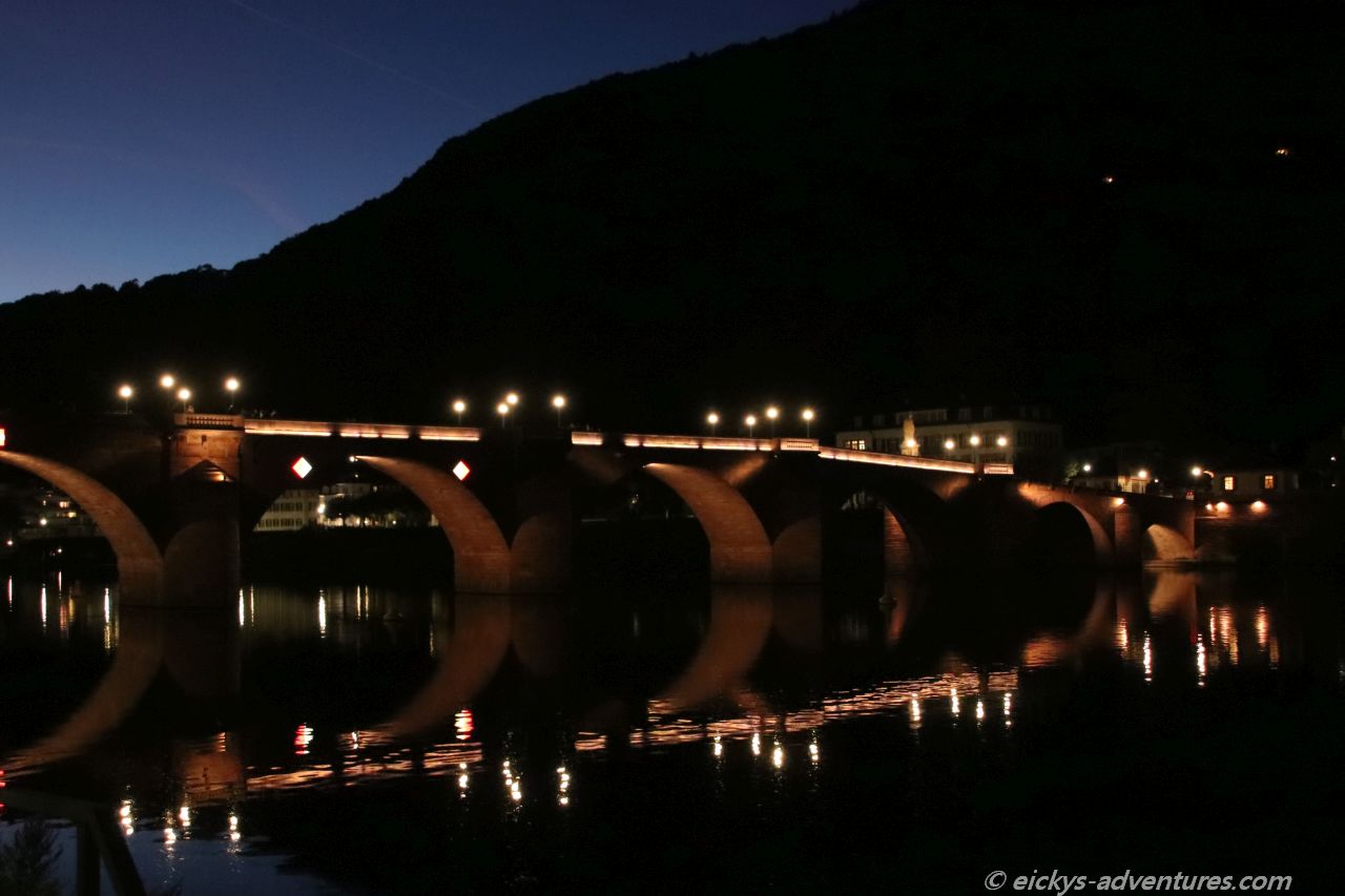 die alte Brücke am Abend die alte Brücke am Abend