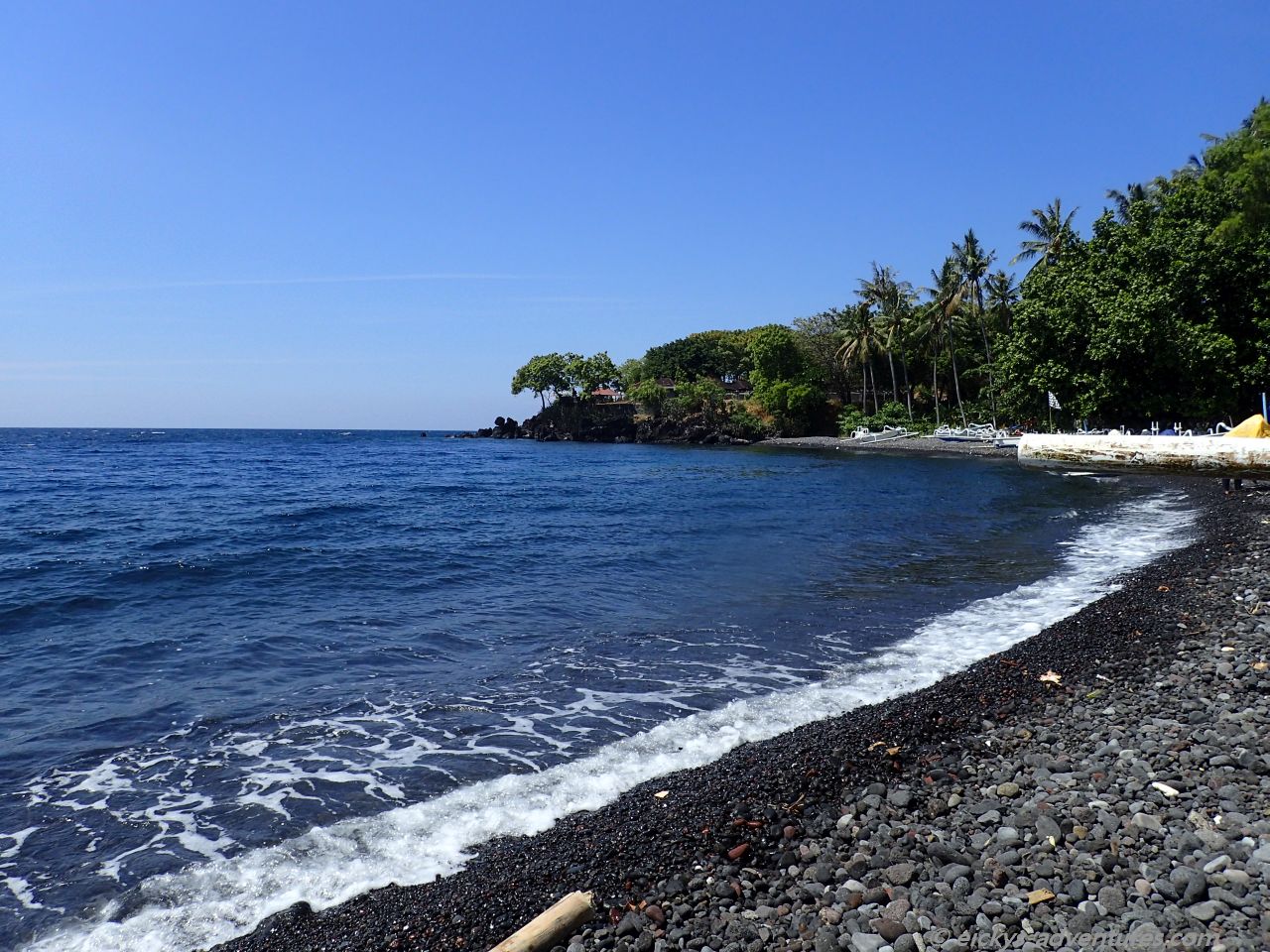 Strand in Tulamben Strand in Tulamben