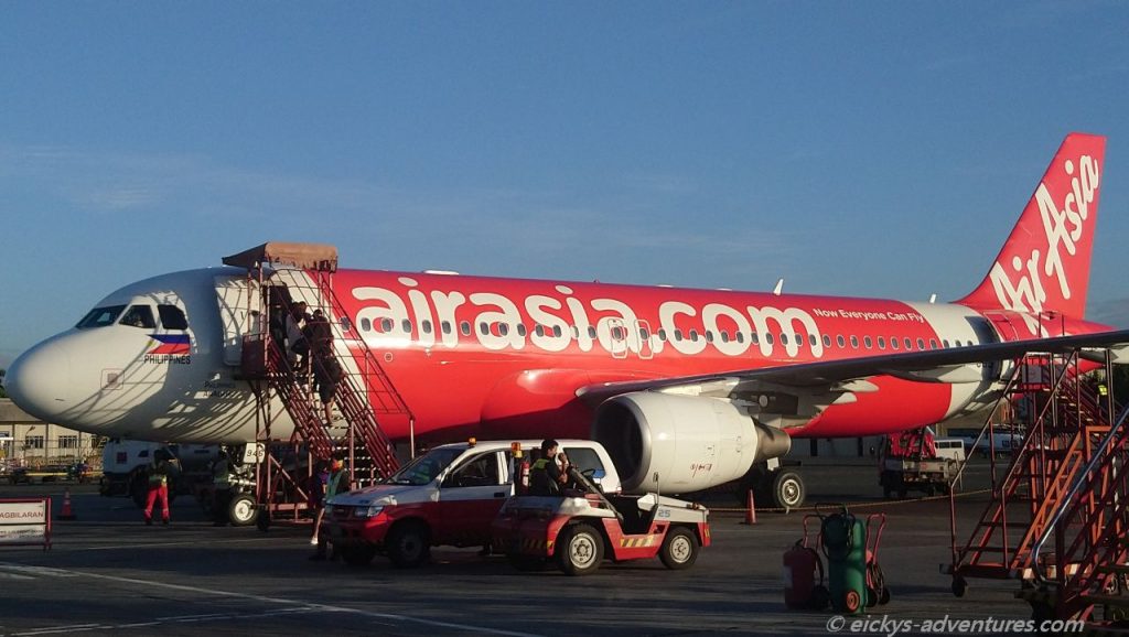 mit Air Asia von Manila nach Tagbilaran