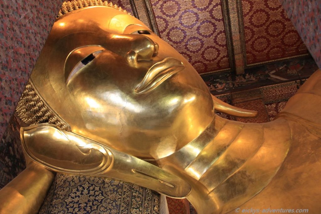 der liegende Buddha im Wat Pho