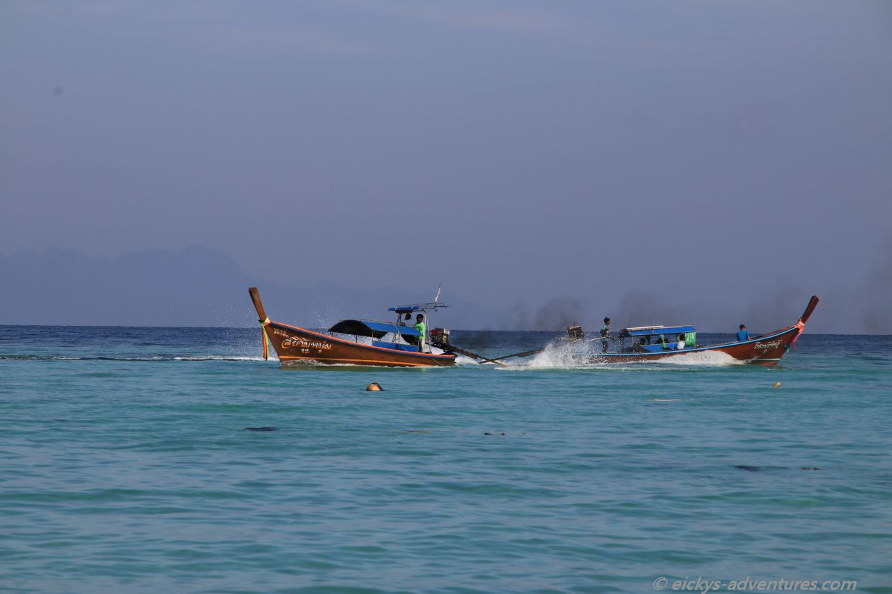Bootsverkehr am Sunrise Beach Bootsverkehr am Sunrise Beach