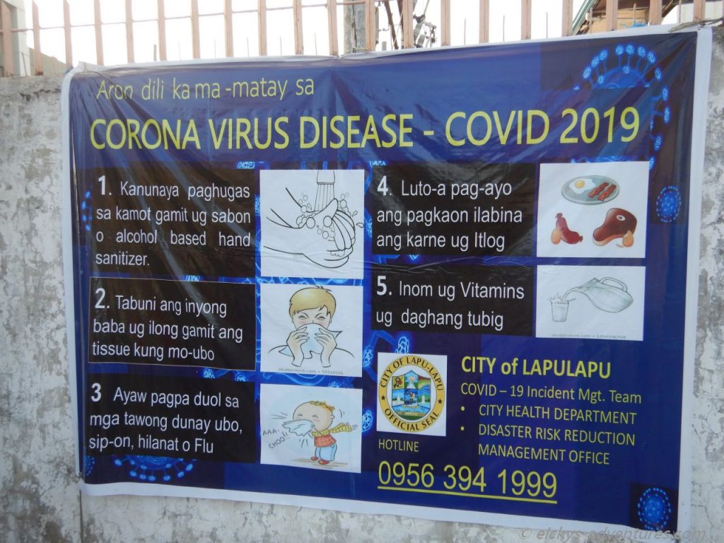 Plakat zum Coronavirus