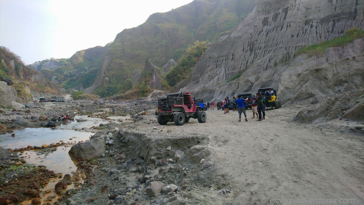 Start der Wanderung zum Mount Pinatubo Start der Wanderung zum Mount Pinatubo